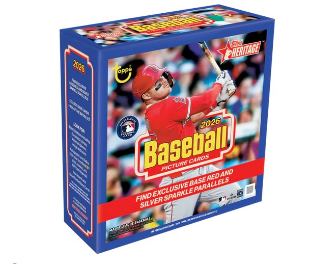 Amazon.co.jp: Topps:ヘリテージベースボール2026メガボックス(17